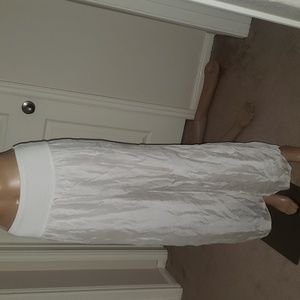 NWT Scandal free size flowy palazzo pant side slits lined